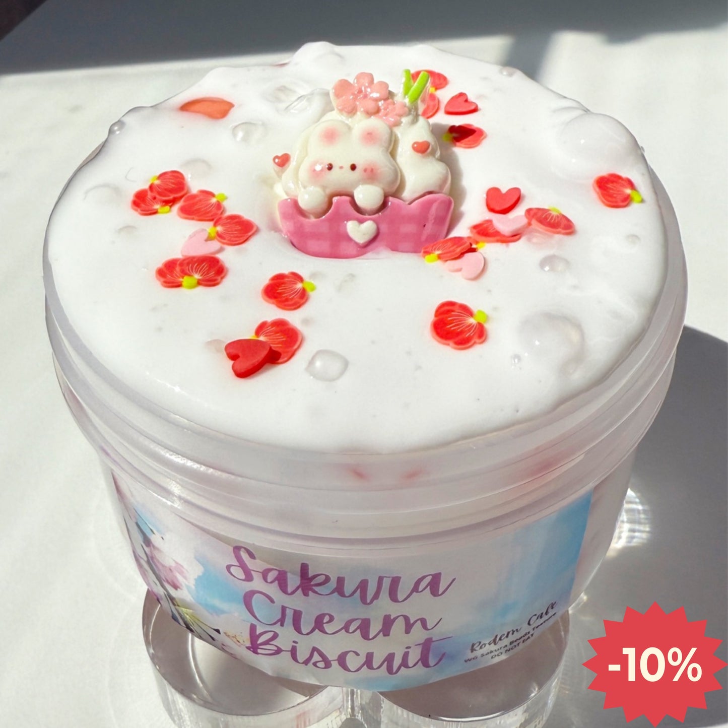Sakura Cream Biscuit Slime