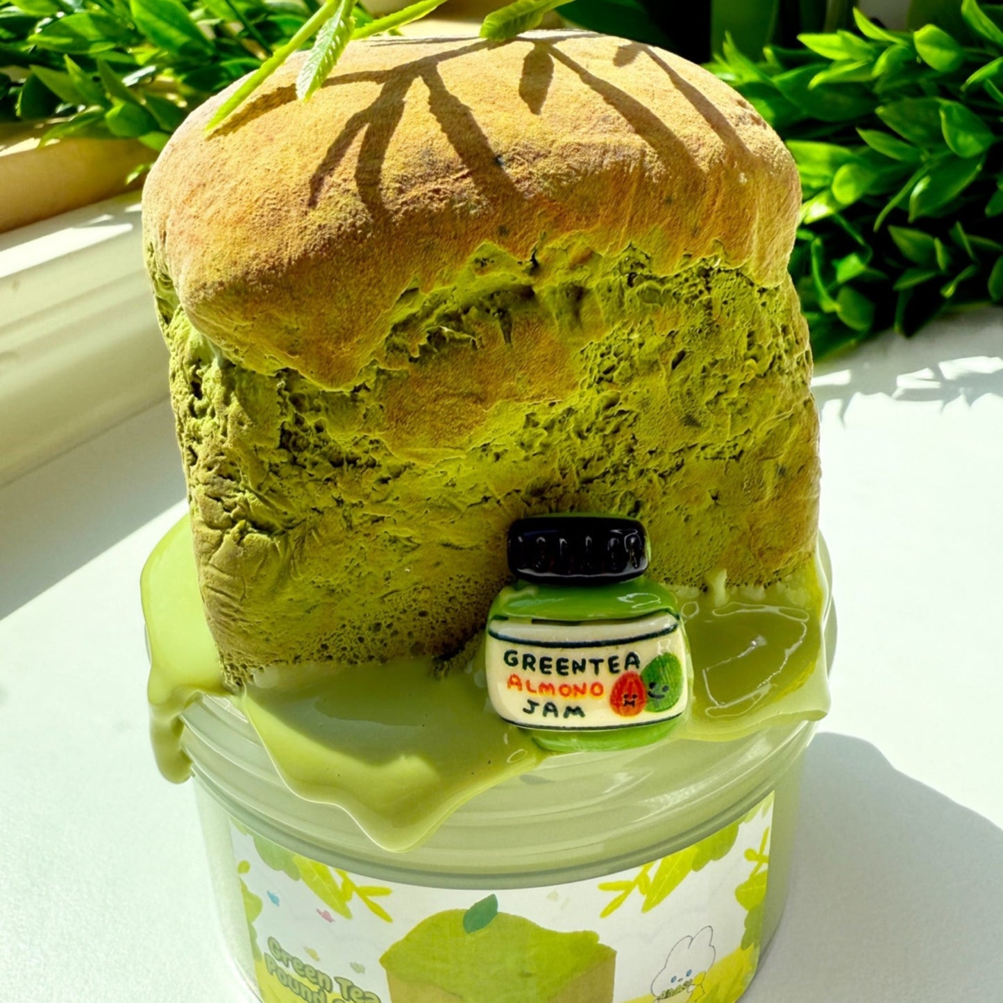 Green Tea Pound Cake Slime