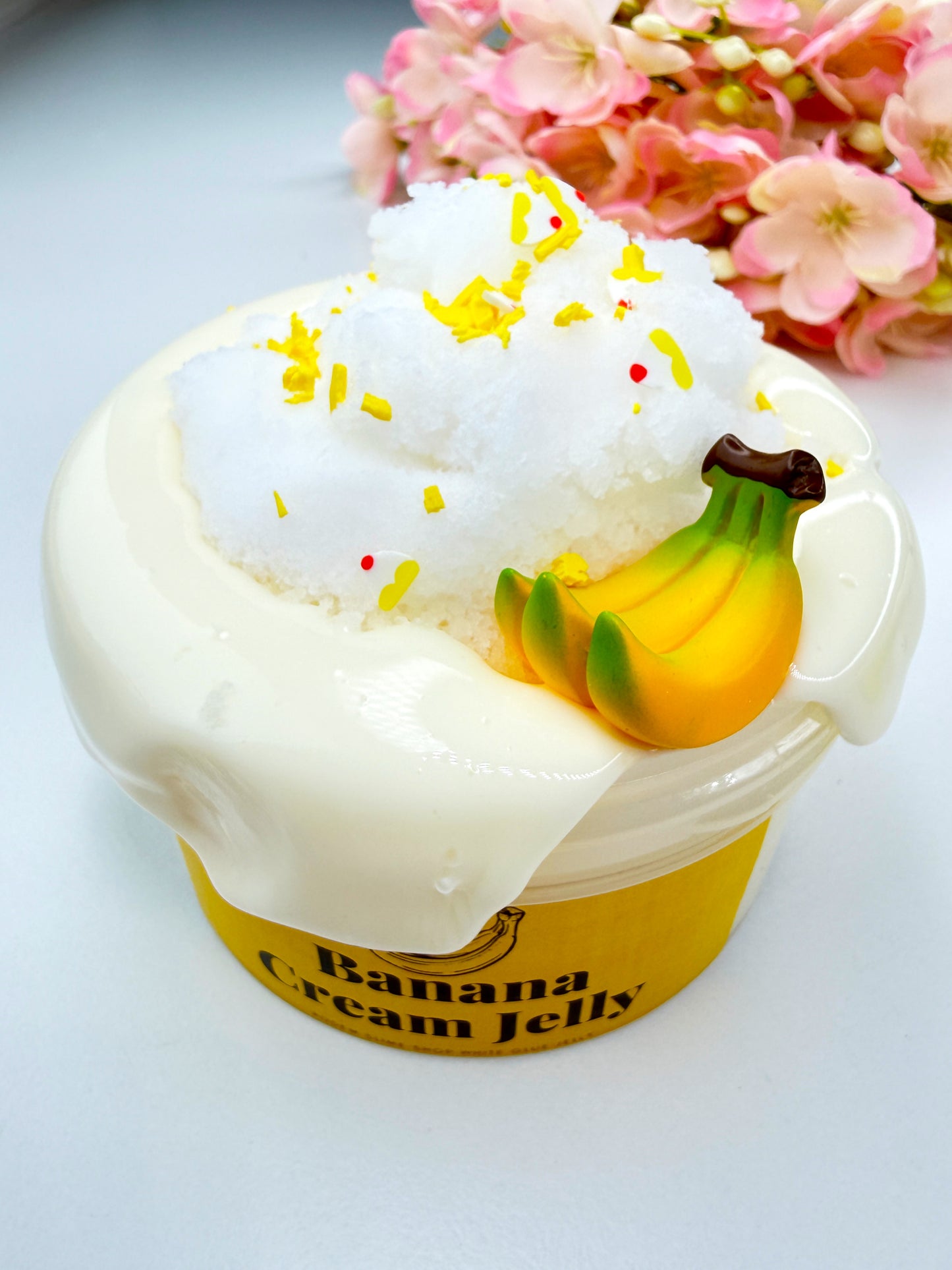 Banana Cream Jelly Slime