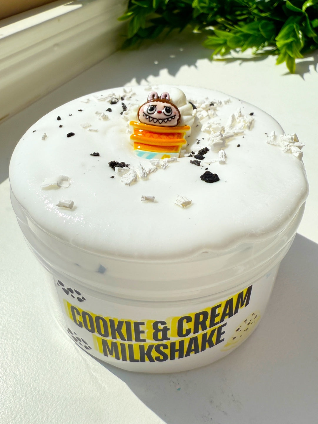 Cookie & Cream Milkshake Slime