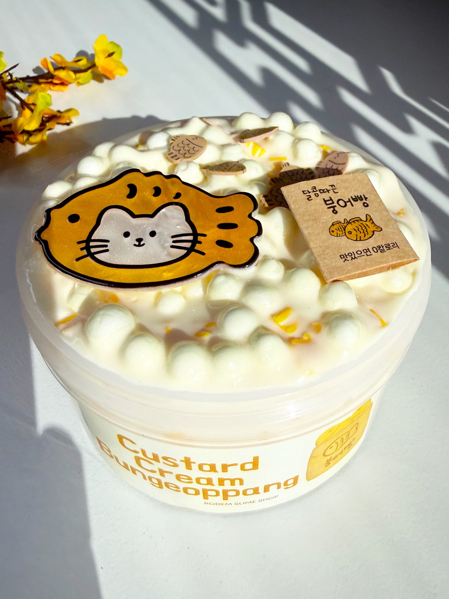 Custard Cream Bungeoppang Slime