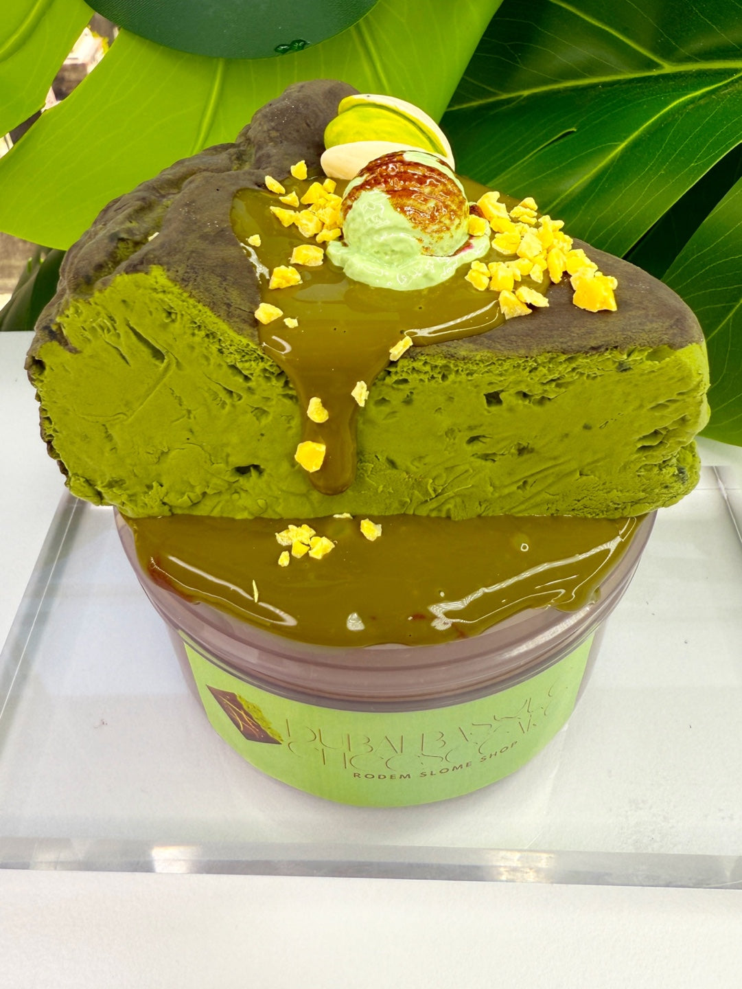 Dubai Basque Cheesecake Slime