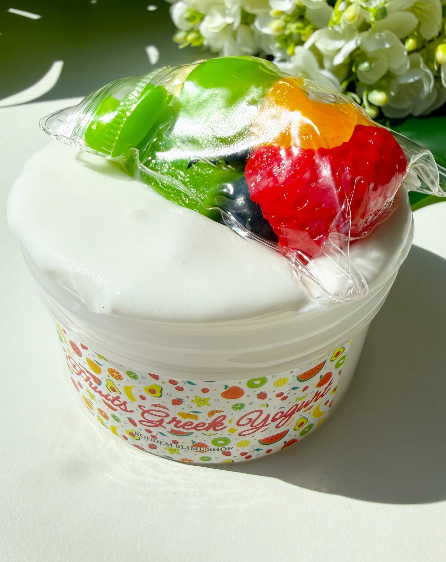 Fruits Greek Yogurt Slime