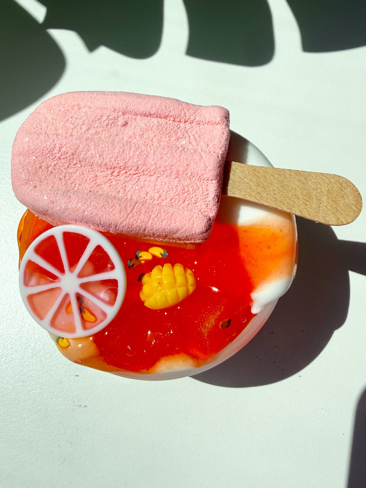 Grapefruit Mango Ice Cream Slime