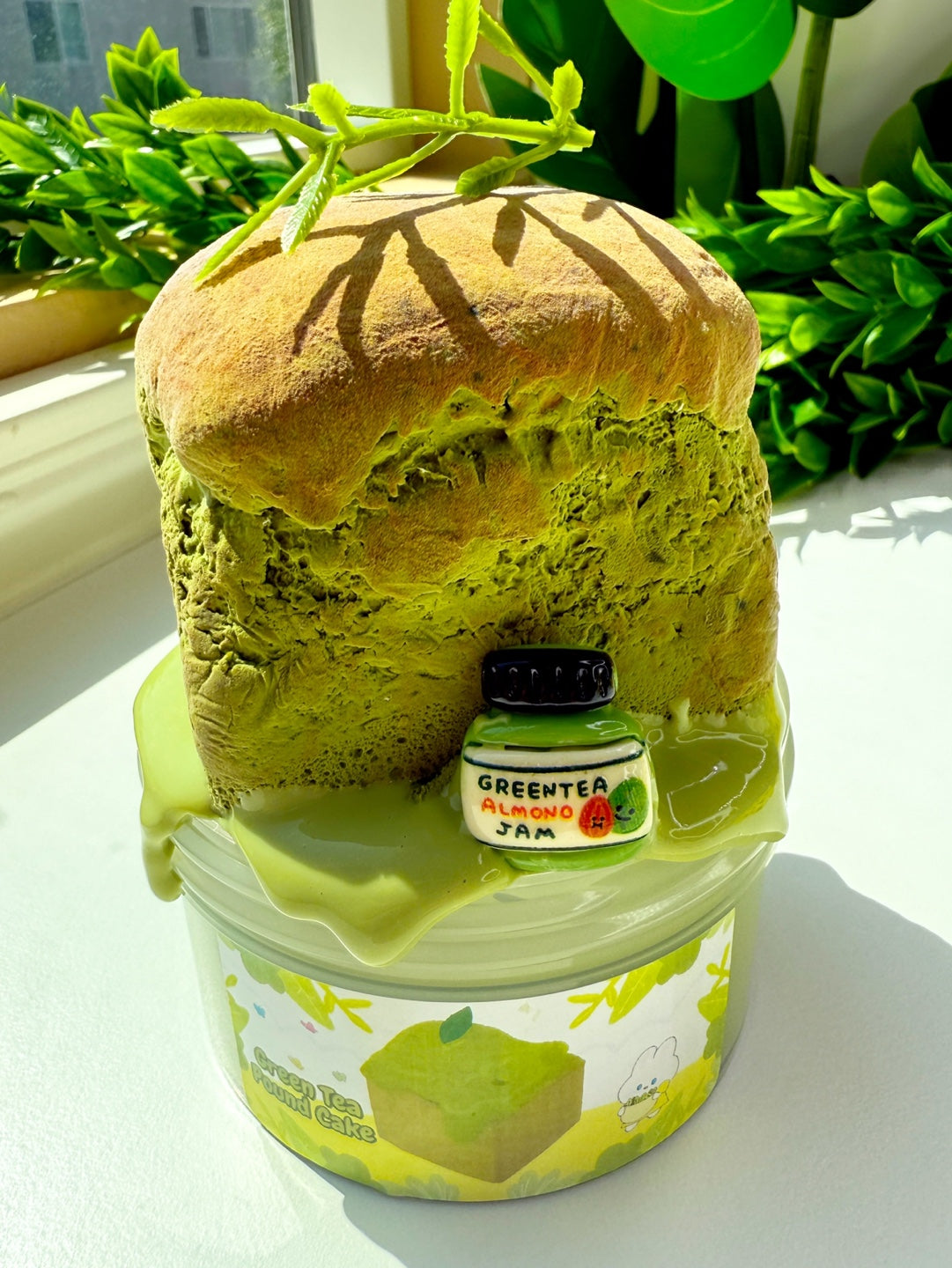 Green Tea Pound Cake Slime