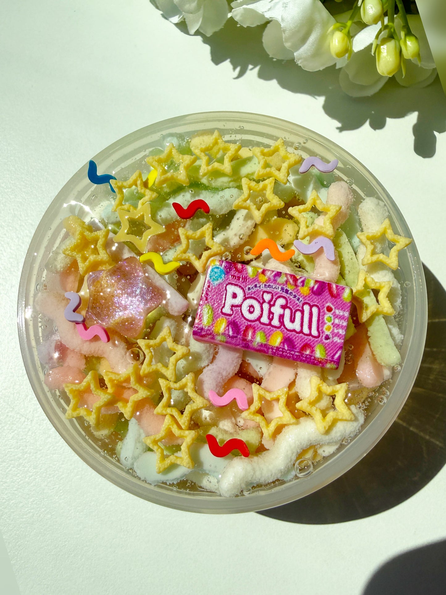 Gummy Worm Crunch Slime
