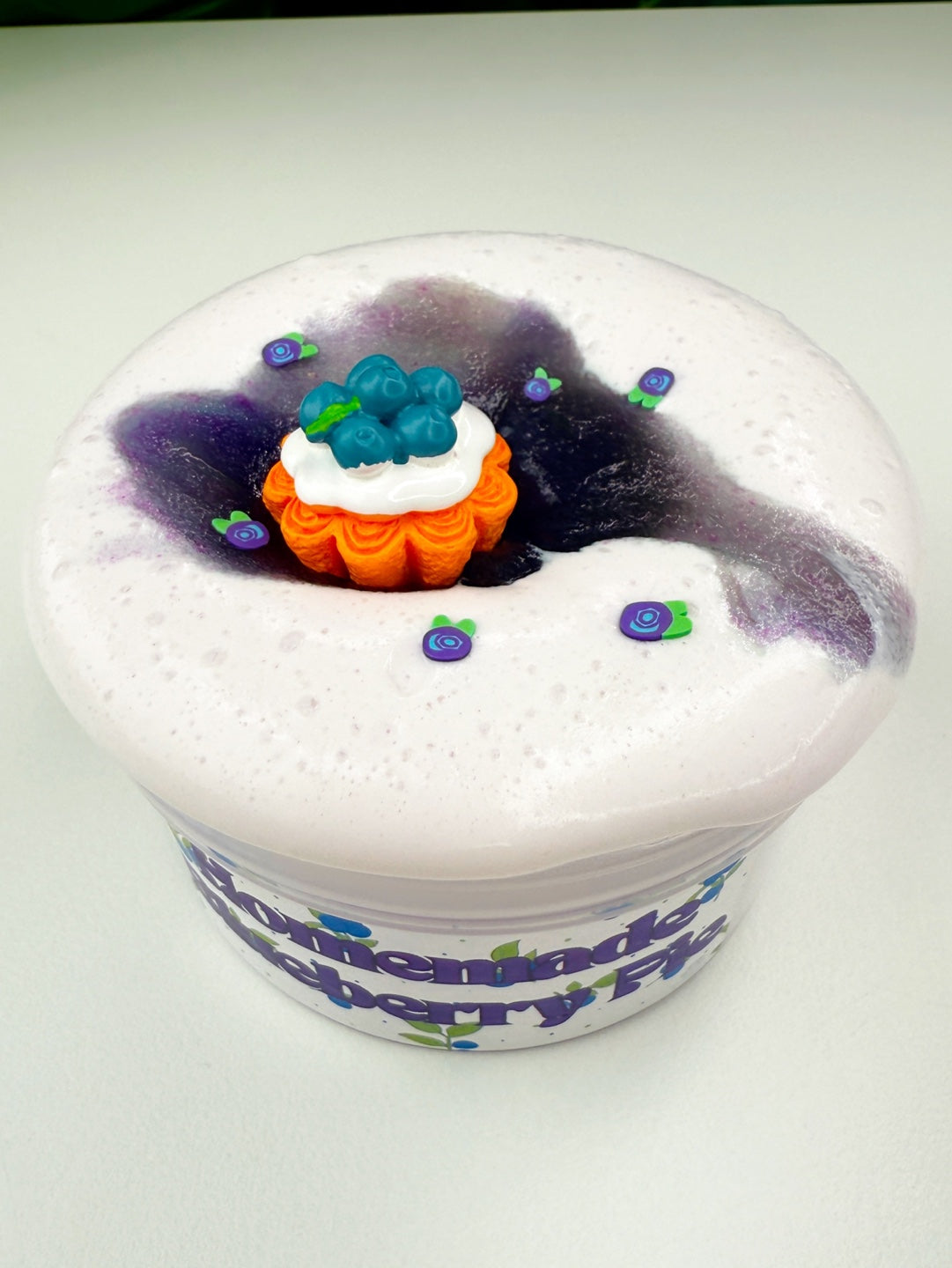 Homemade Blueberry Pie Slime