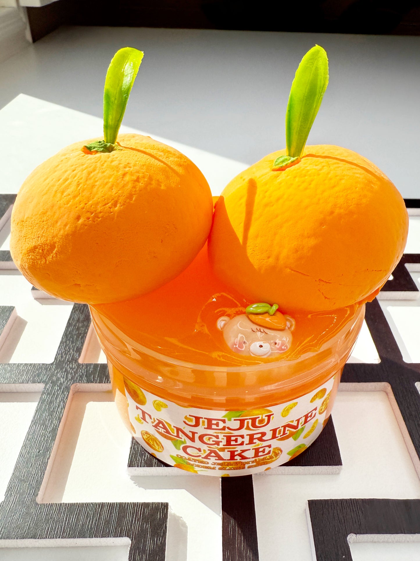Jeju Tangerine Cake Slime
