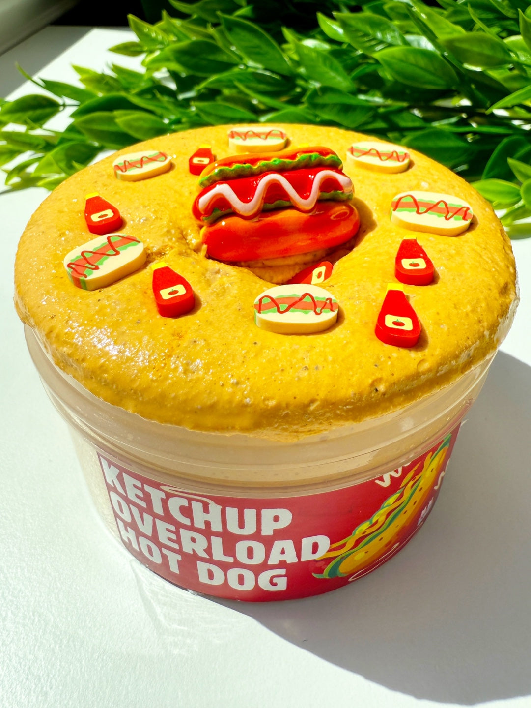 Ketchup Overload Hot Dog Slime