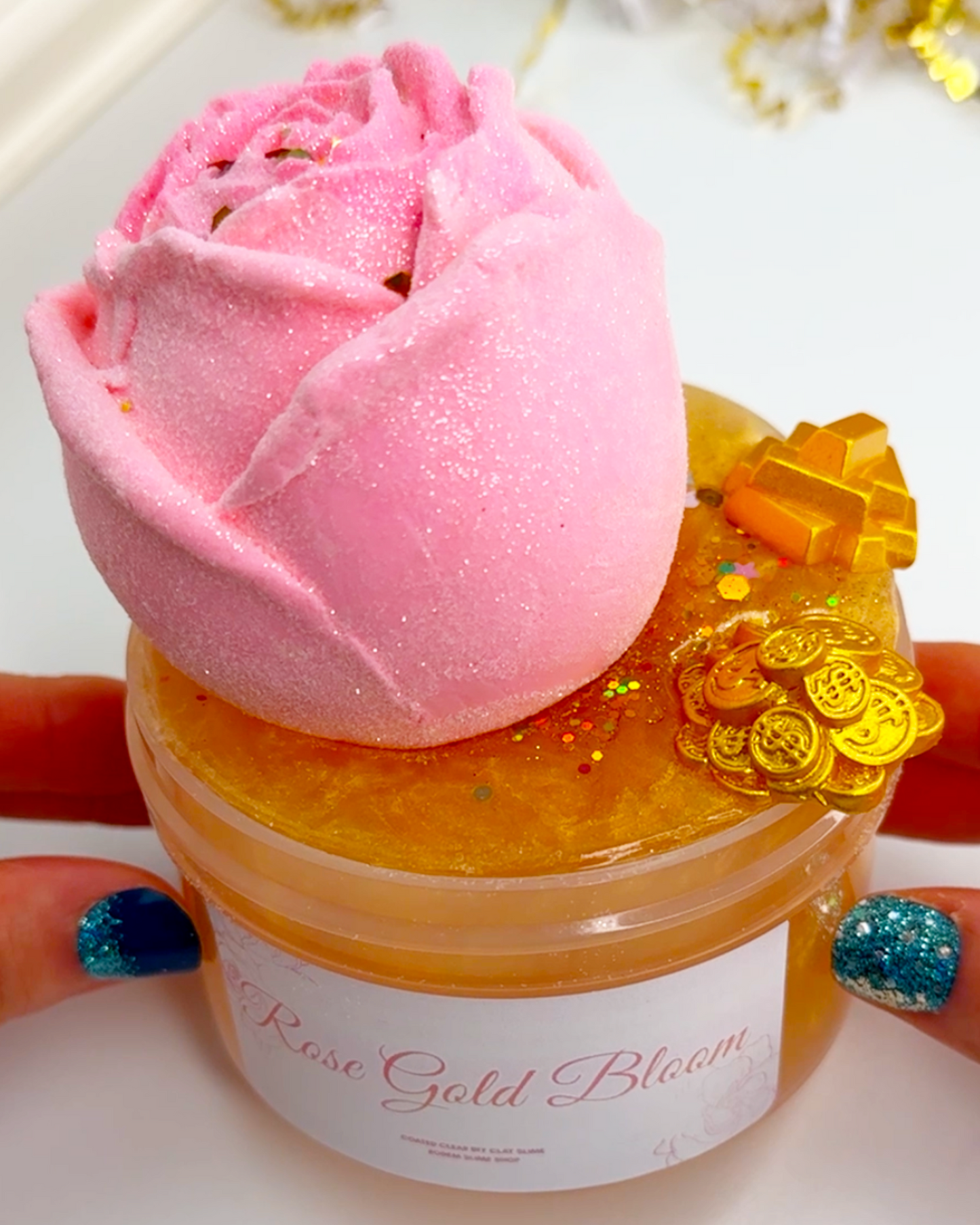 Rose Gold Bloom Slime
