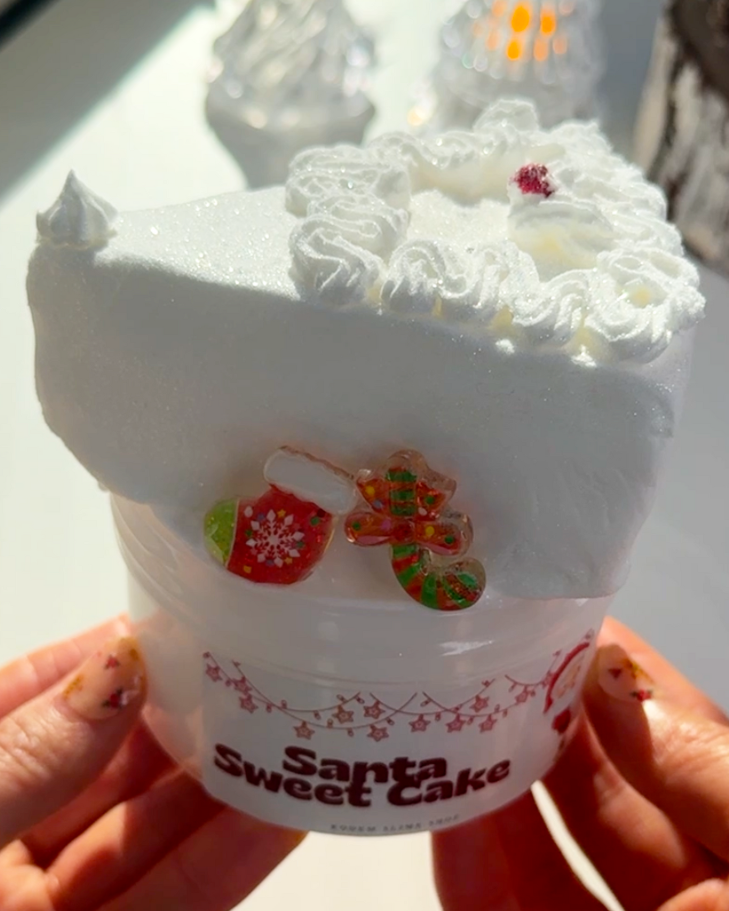 Santa Sweet Cake Slime