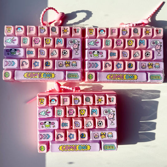 Pink Keyboard Fidget