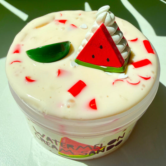 Watermelon Cream Sando Slime