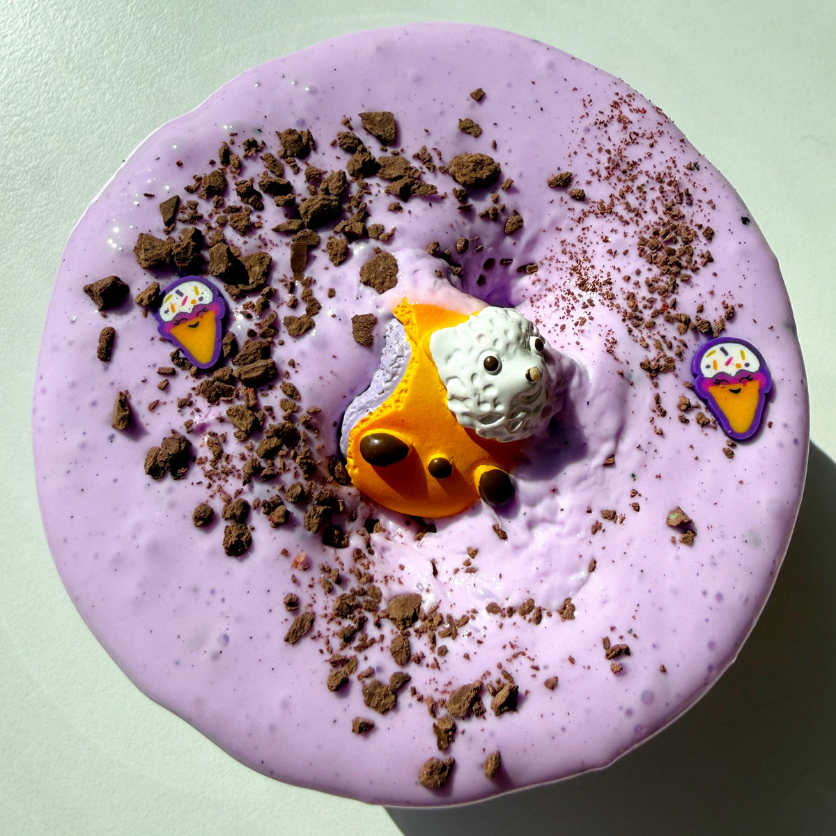 Ube Cookie Chips Slime