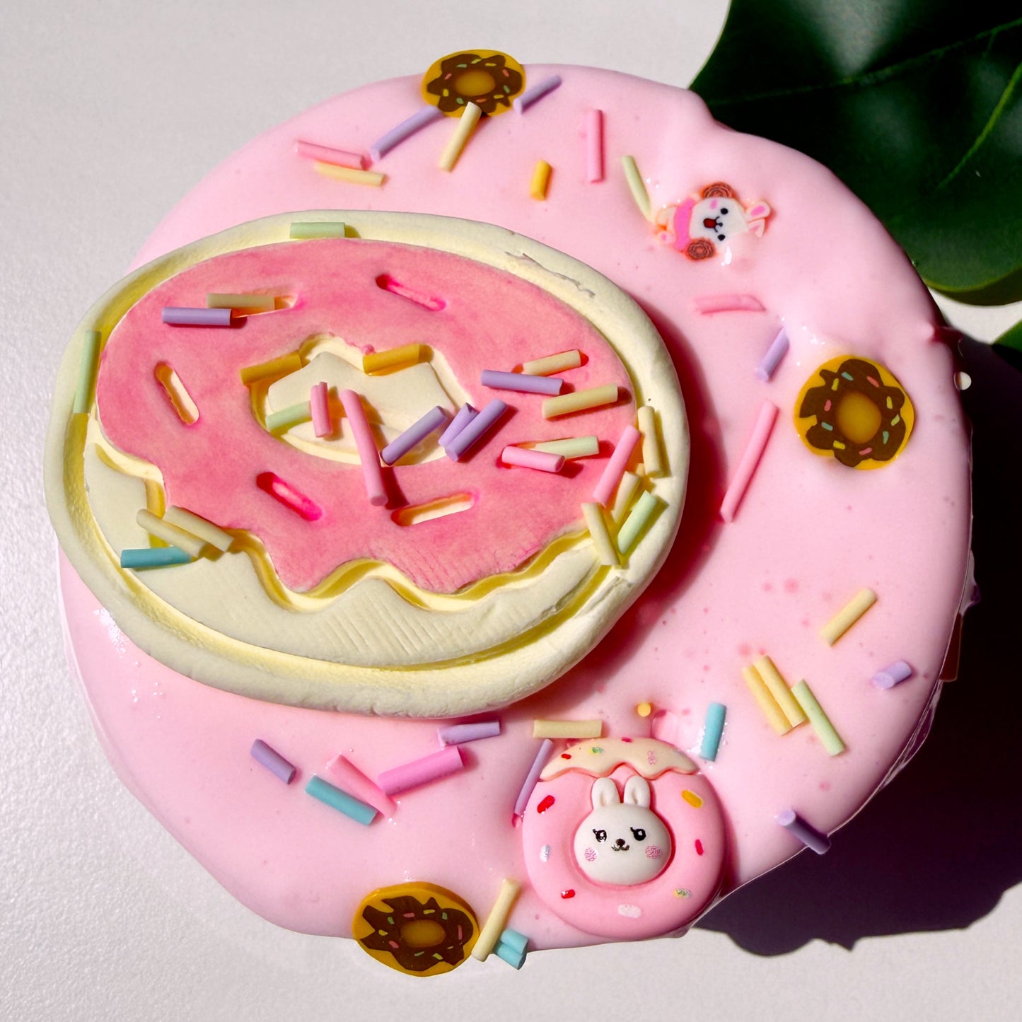 Strawberry Donut Dough Slime