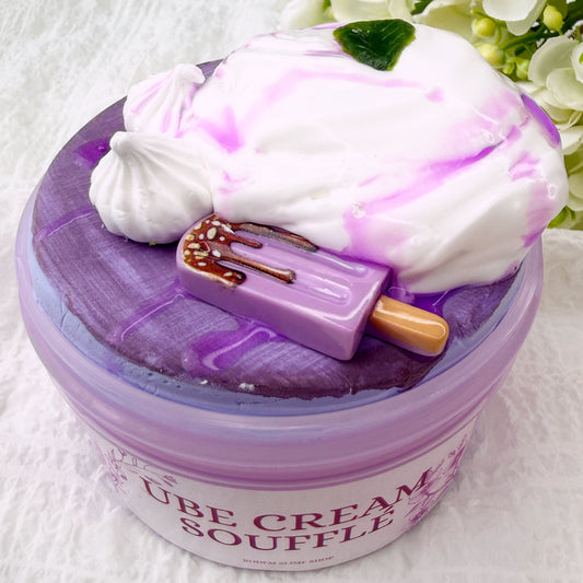Ube Cream Soufflé Slime