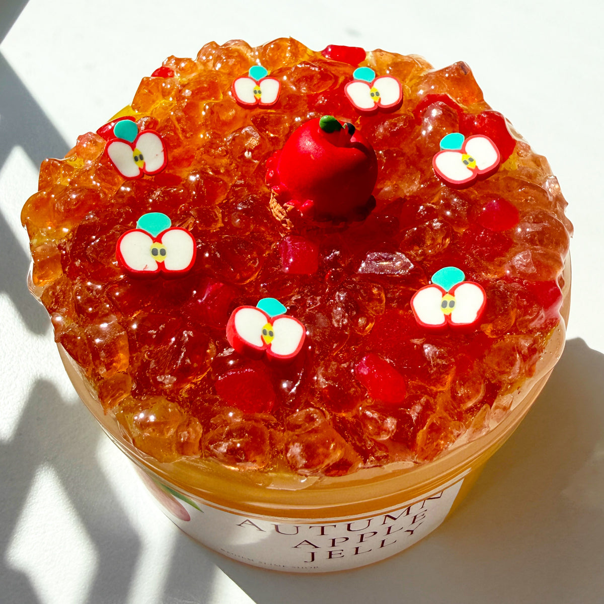 Autumn Apple Jelly Slime