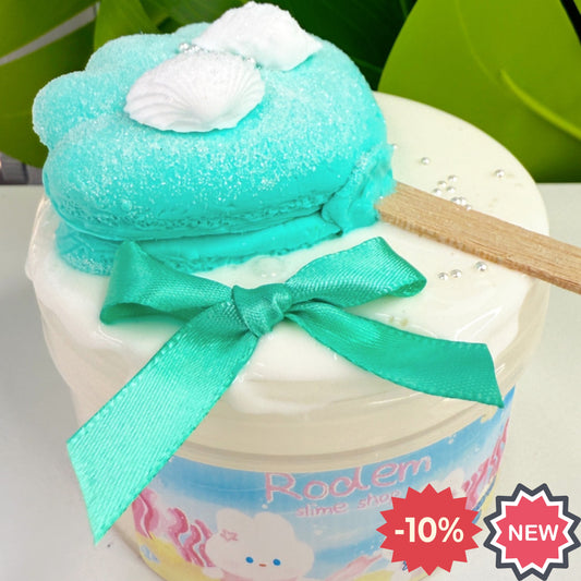 Seashell Macaron Ice Cream Slime