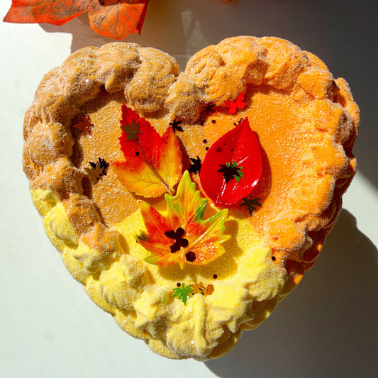 Autumn Heart Cake Slime