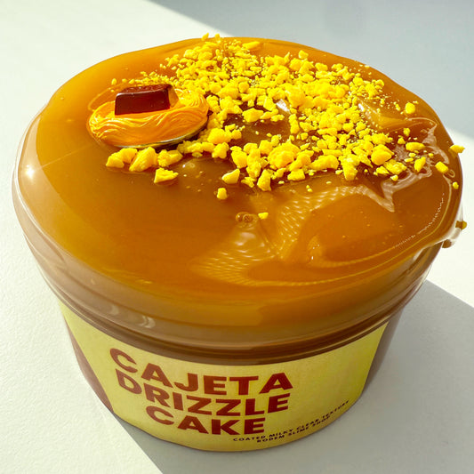 Cajeta Drizzle Cake Slime