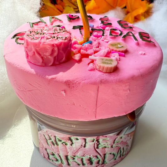 Happy Birthday Cake Slime