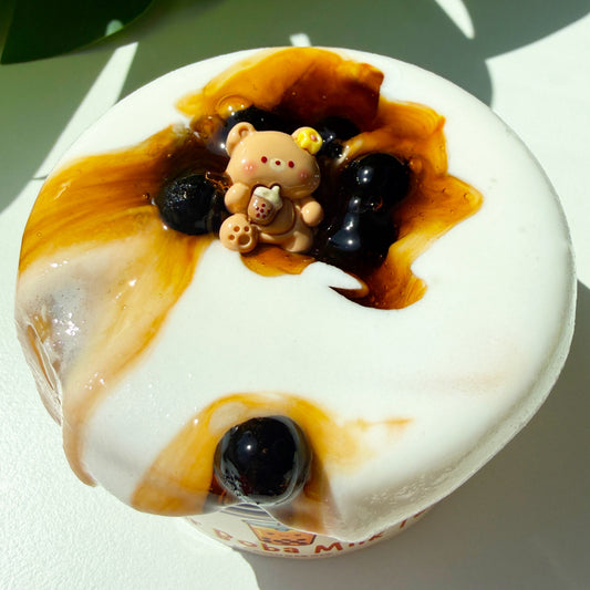Bear Boba Milk Tea Slime