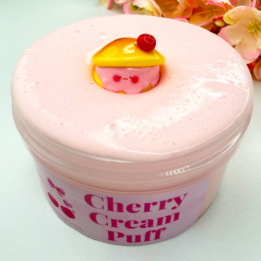 Cherry Cream Puff Slime