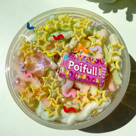 Gummy Worm Crunch Slime