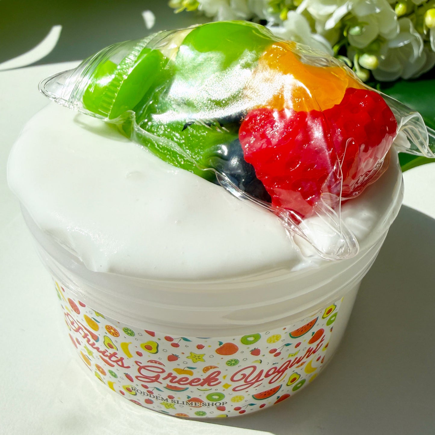 Fruits Greek Yogurt Slime
