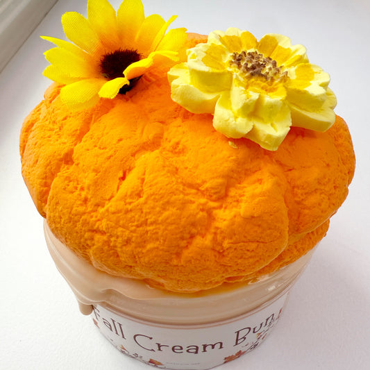 Fall Cream Bun Slime