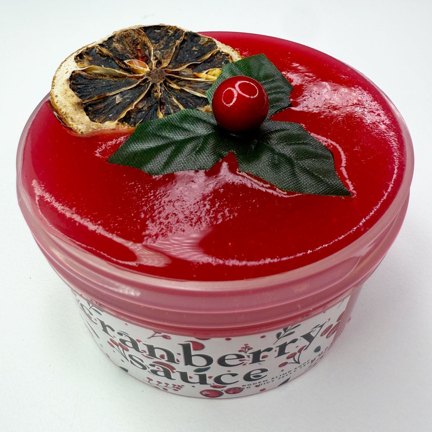 Cranberry Sauce Slime