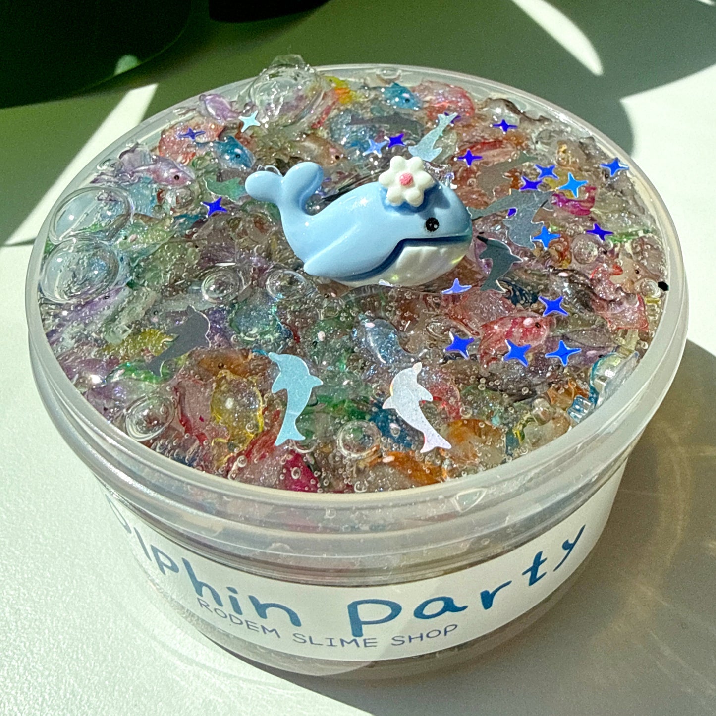 Dolphin Party Slime
