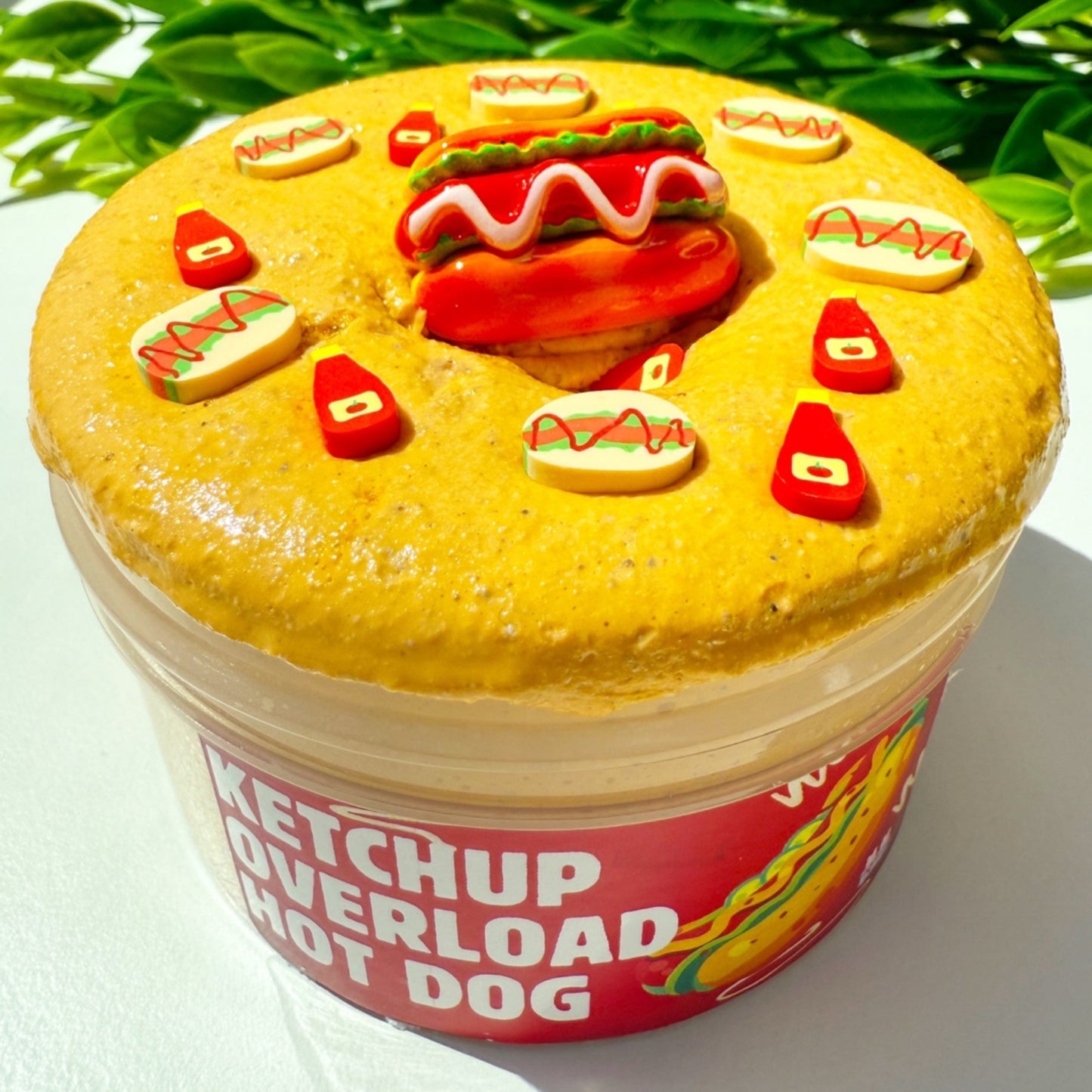 Ketchup Overload Hot Dog Slime