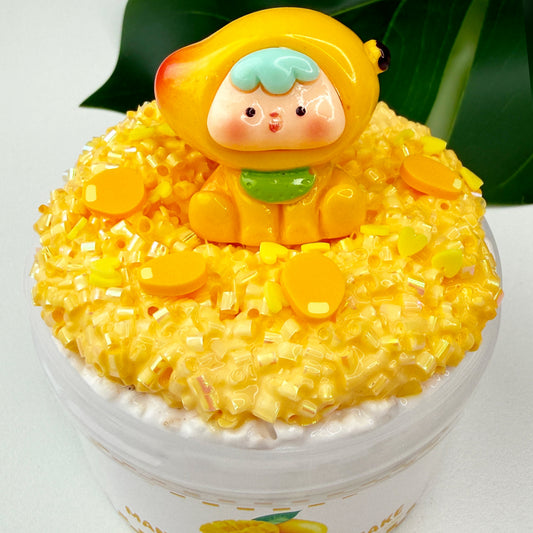 Mango Coconut Cake Slime
