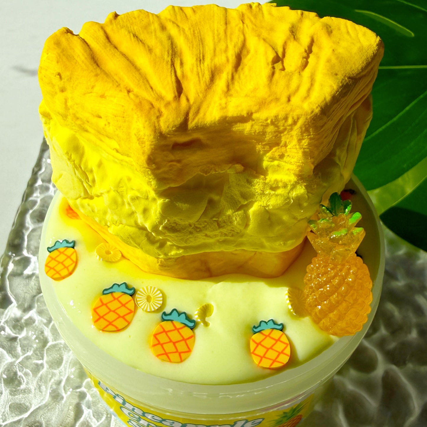Pineapple Cream Sando Slime