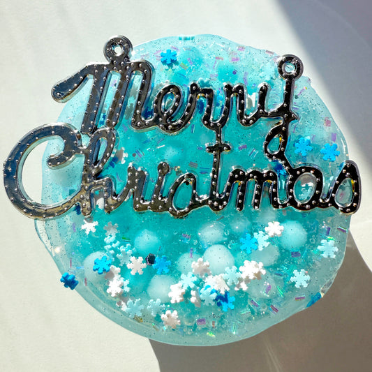 First Snow on Christmas Slime