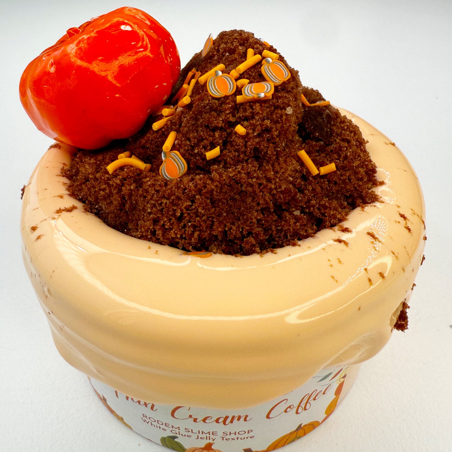 Pumpkin Cream Coffee Slime