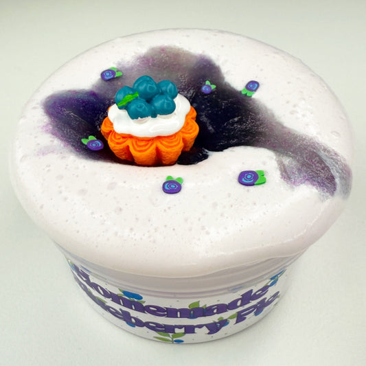 Homemade Blueberry Pie Slime