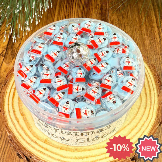 Christmas Snow Globe Slime