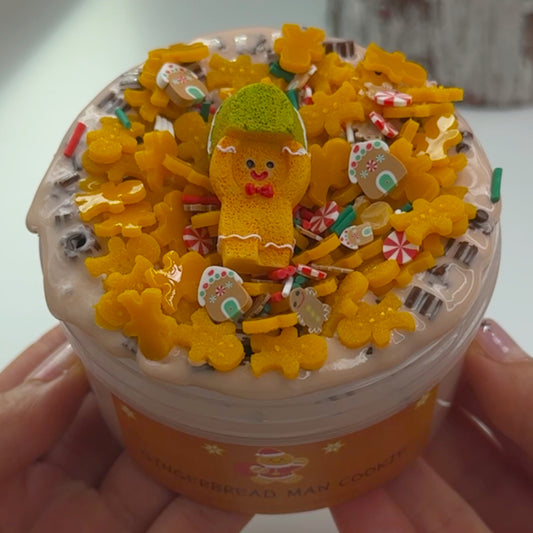 Gingerbread Man Cookie Slime