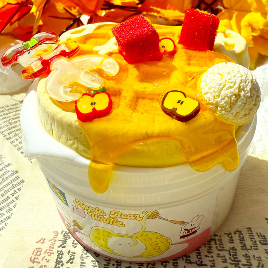 Apple Bear Waffle Slime