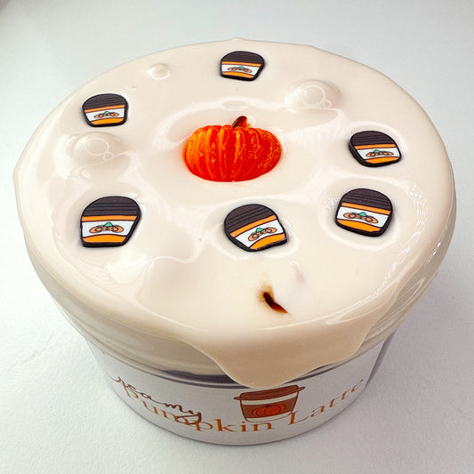 Creamy Pumpkin Latte Slime