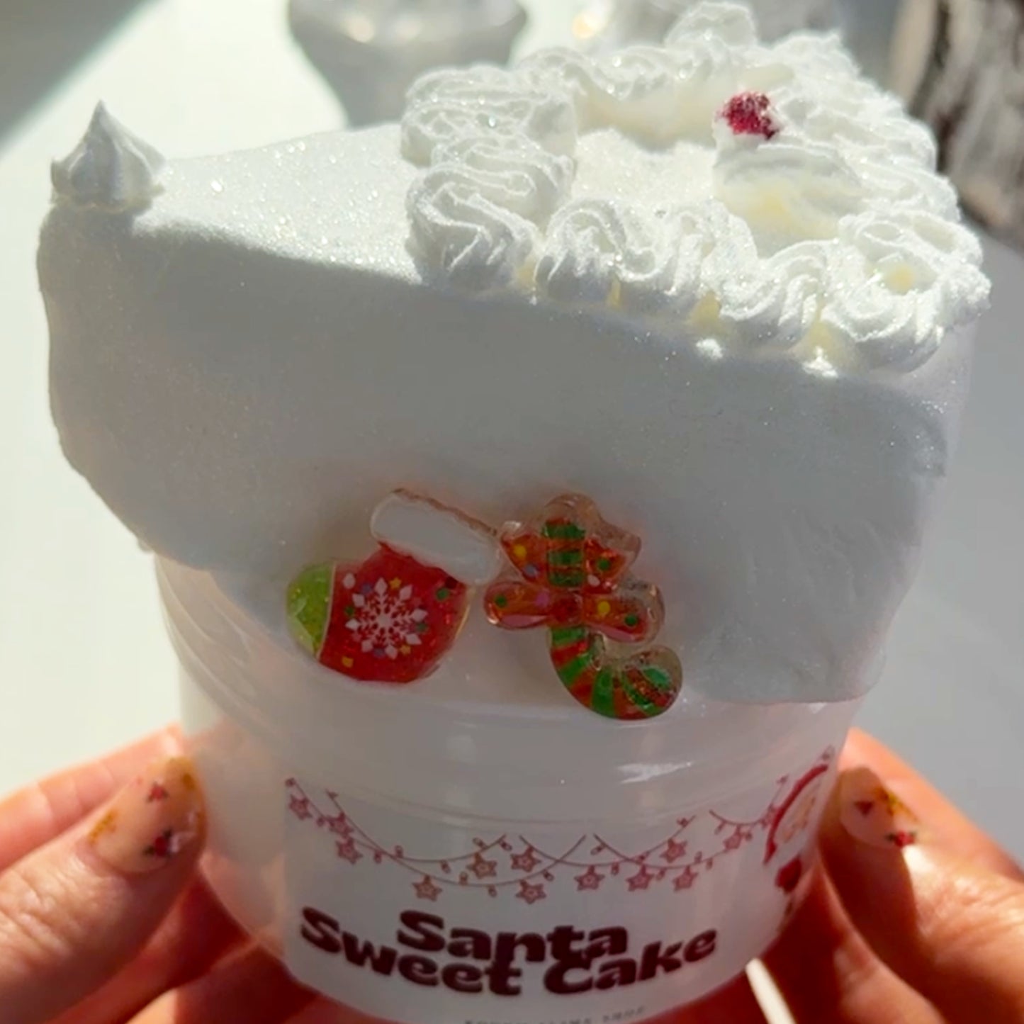 Santa Sweet Cake Slime