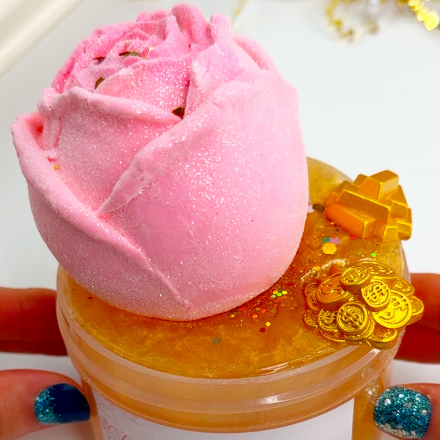 Rose Gold Bloom Slime