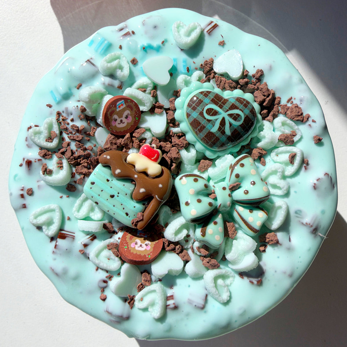 Mint Chocolate Cake Slime