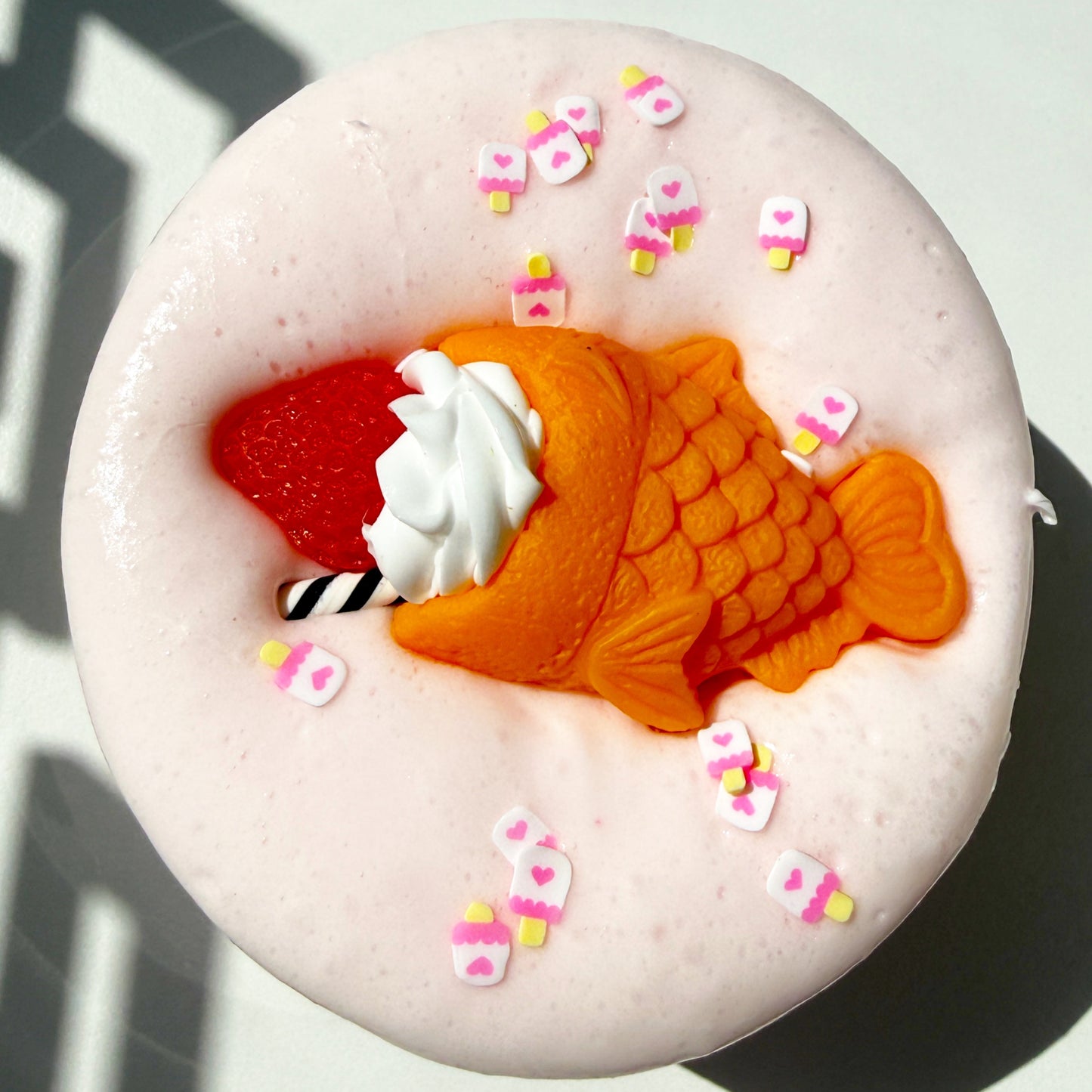 Strawberry Taiyaki Ice Cream Slime