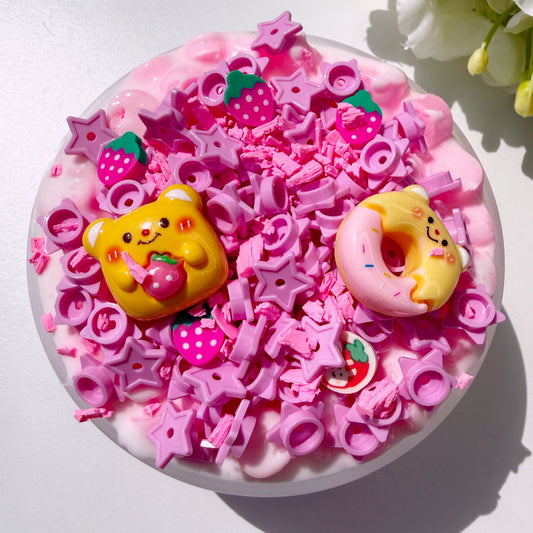 Strawberry Donut Slime