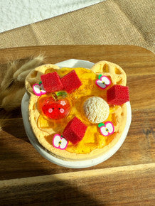 Apple Bear Waffle Slime