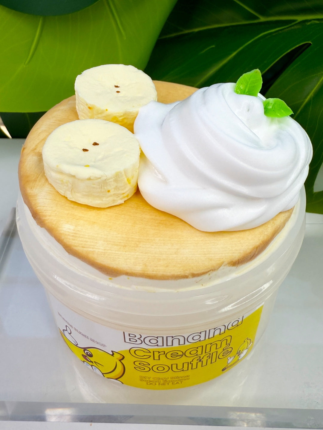 Banana Cream Souffle Slime