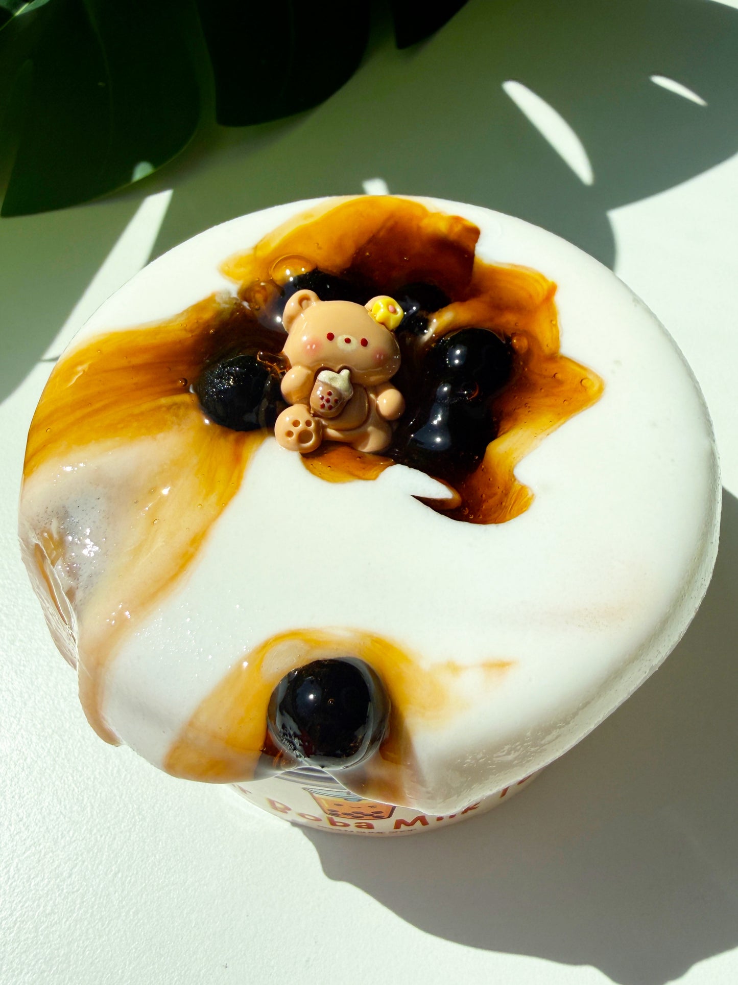 Bear Boba Milk Tea Slime
